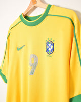 1998/00 Brazil #9 Ronaldo Shirt (S)