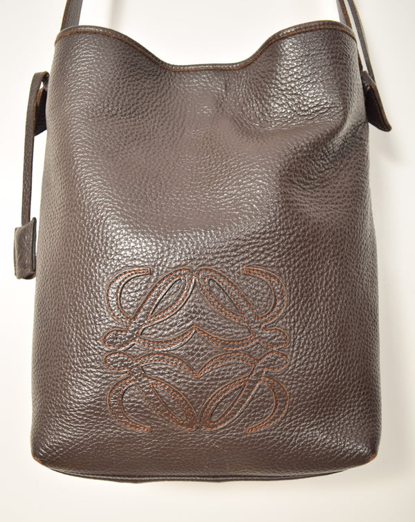 2000's Loewe Leather Shoulder Bag