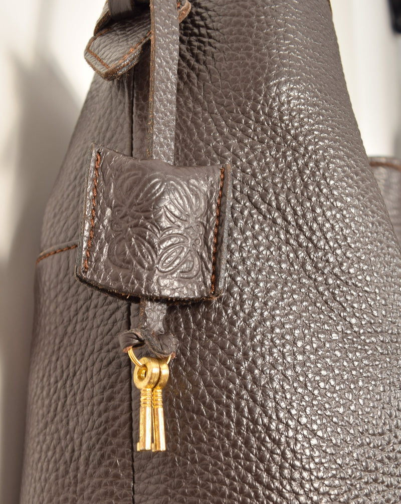 2000's Loewe Leather Shoulder Bag