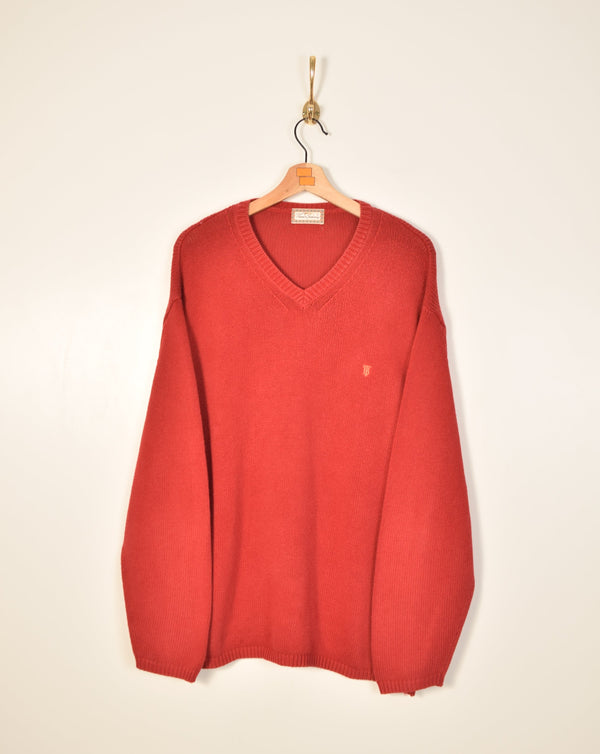 Thomas Burberry Vintage Knitted Sweater (XL)