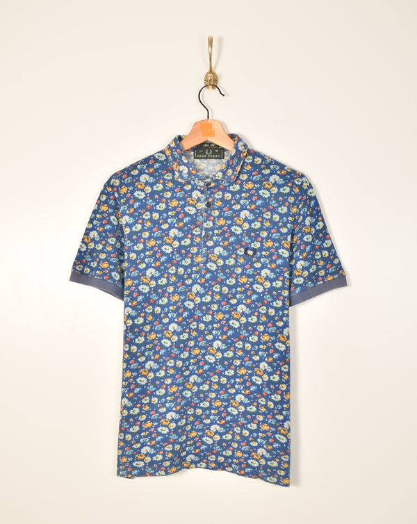 Fred Perry Vintage Floral Polo Shirt (S)