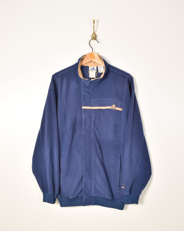 Adidas Vintage Velour Track Jacket (L)