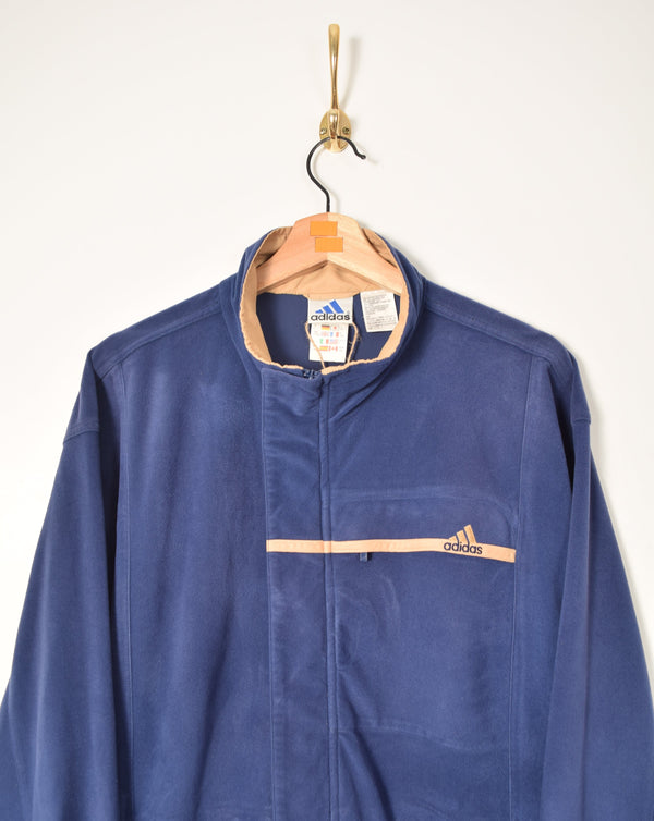 Adidas Vintage Velour Track Jacket (L)